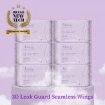 6 packs Amez Care Night [3D Leak Guard Seamless Wings]